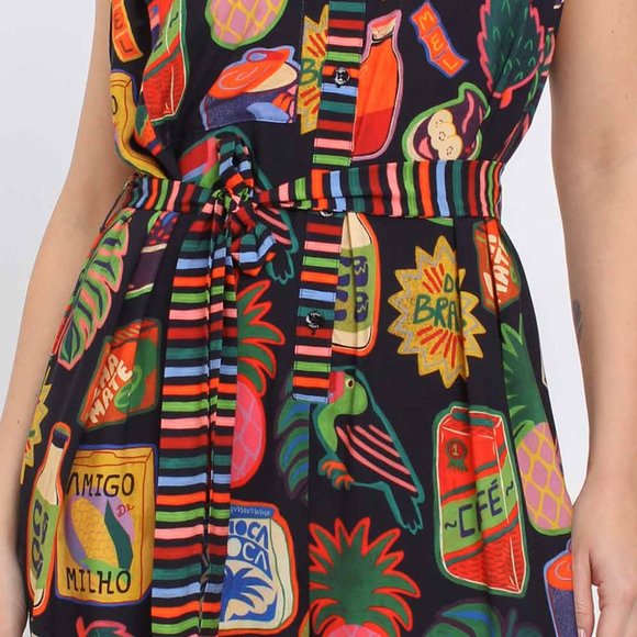 FARM Rio Multicolor Graphic Jumpsuit - Picture 8 of 15